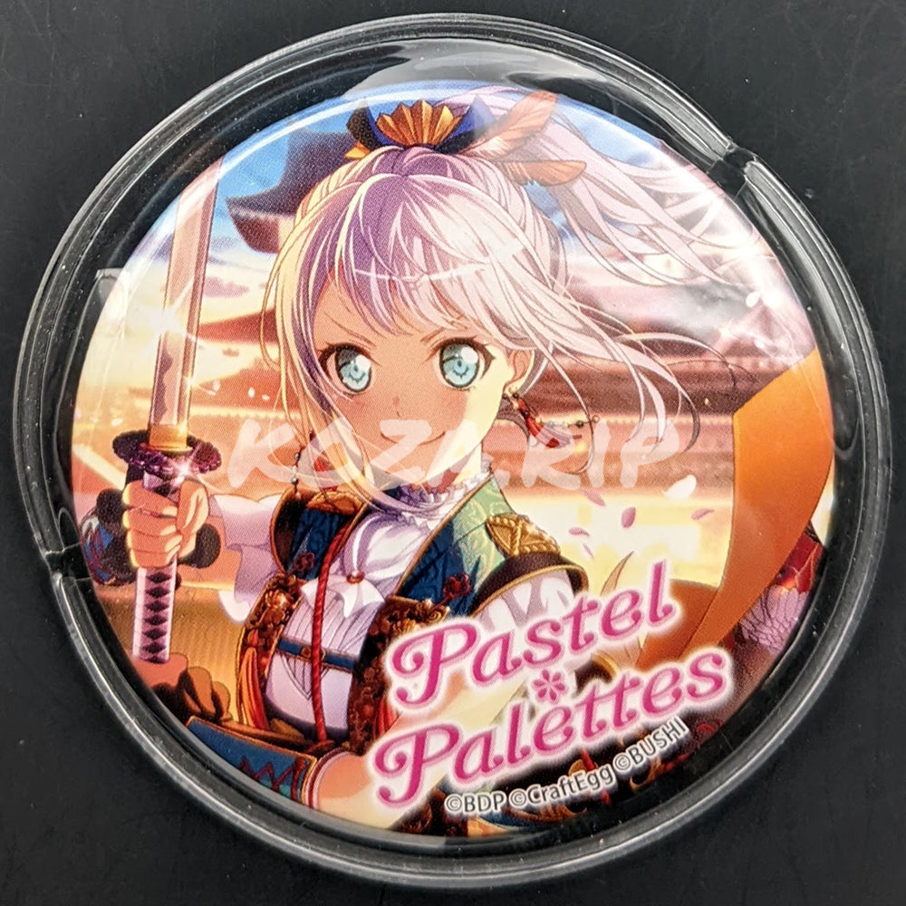 BanG Dream! - Can Badge - Eve Wakamiya ("Unwavering Will, Blazing Bushido")