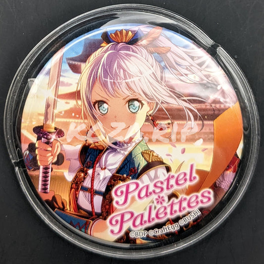 BanG Dream! - Can Badge - Eve Wakamiya ("Unwavering Will, Blazing Bushido")