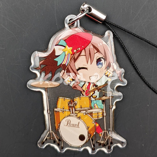 BanG Dream! - Chibi Enamel Keychain - Saya Yamabuki ("Peaceful Jump!")