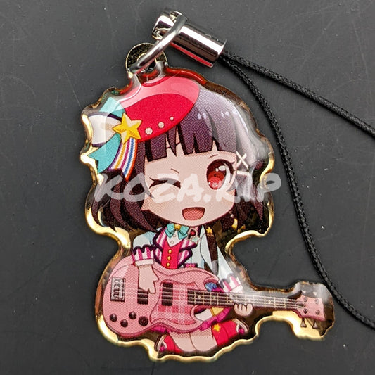 BanG Dream! - Chibi Enamel Keychain - Rimi Ushigome ("Peaceful Jump!" Gold metal ver.)